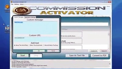Commission Autopilot Members Area "Commission Activator" Software In Action
