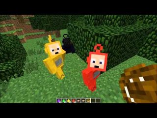 전설적인 애니메이션 텔레토비들이?! 마인크래프트 텔레토비 모드 [양띵TV눈꽃]Minecraft teletubbie mod