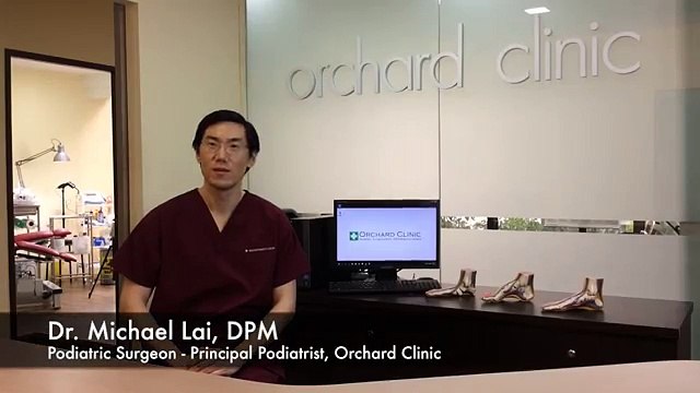 Plantar Fasciitis (heel pain), Podiatry Singapore- Dr. Michael Lai, Orchard Clinic
