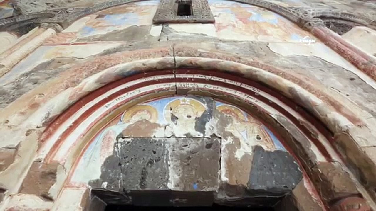 Beyaz gelinlikli Ani diyarından muhteşem manzaralar