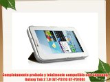 VEO | Funda Ultra Slim Para Samsung Galaxy TAB 2 7.0 Smart Case Ligera MARR?N