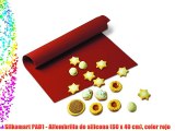 Silkomart PAD1 - Alfombrilla de silicona (60 x 40 cm) color rojo