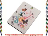 Voguecase? Funda Carcasa Cuero Tapa Case Cover Para Samsung Galaxy Tab 4 T530 T535 (10.1 Pulgada)(flor