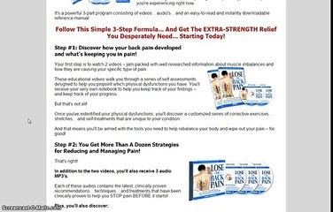 Lose the Back Pain System By Robert V. Duvall Review - Is It Worth It?