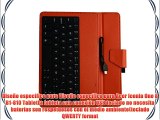 Acer Iconia One 8 B1-810 micro USB teclado FundaMama Mouth micro USB teclado (teclado QWERTY