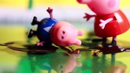 Свинка Пеппа. Мультик с игрушками. Новая серия - Грязные лужи. Peppa Pig.