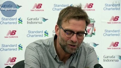 Jürgen Klopp: Pep Guardiola is one of the best managers in the world