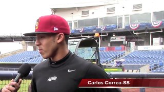 Carlos Correa Opening Day Interview (Houston Astros Top Prospect)