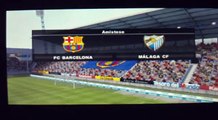 Barça vs Málaga (PES 2013 3ds gameplay)