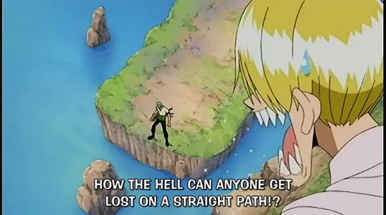 One Piece Funny Moments 12: Zoro fails hard in the davy back fight !