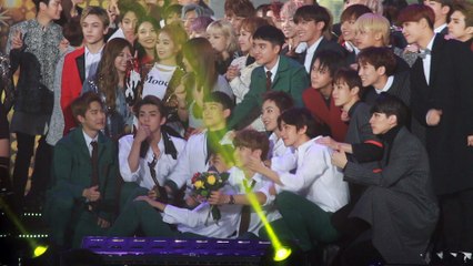 160114 서울가요대상 exo ending xiumin 시우민
