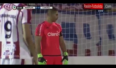 Michael Nicolas Santos Goal ~ River Plate vs  Universidad de Chile 1-0