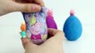 Peppa Pig Play-Doh Surprise Eggs Peppa Pig Toys Juguetes de Peppa Pig Huevos Sorpresa de Plastilina