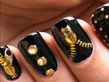 1. biker girl nails design