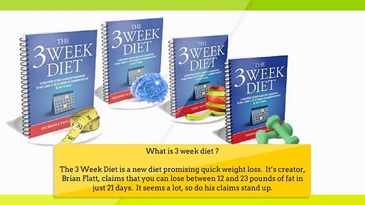 3 week diet reviews | 3 week diet program : does it really work ?