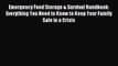 (PDF Download) Emergency Food Storage & Survival Handbook: Everything You Need to Know to Keep