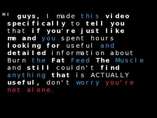 Burn the Fat Feed The Muscle Review