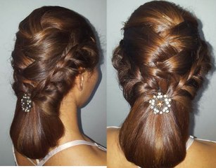 Peinado con Trenzas y Recogido