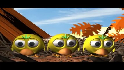 Angry Birds Seasons - Funny fail Baby birds pigeons naughty