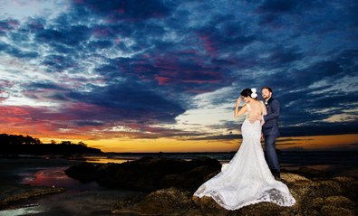 Wedding in Costa Rica - Destination Wedding Photography on Tamarindo Beach