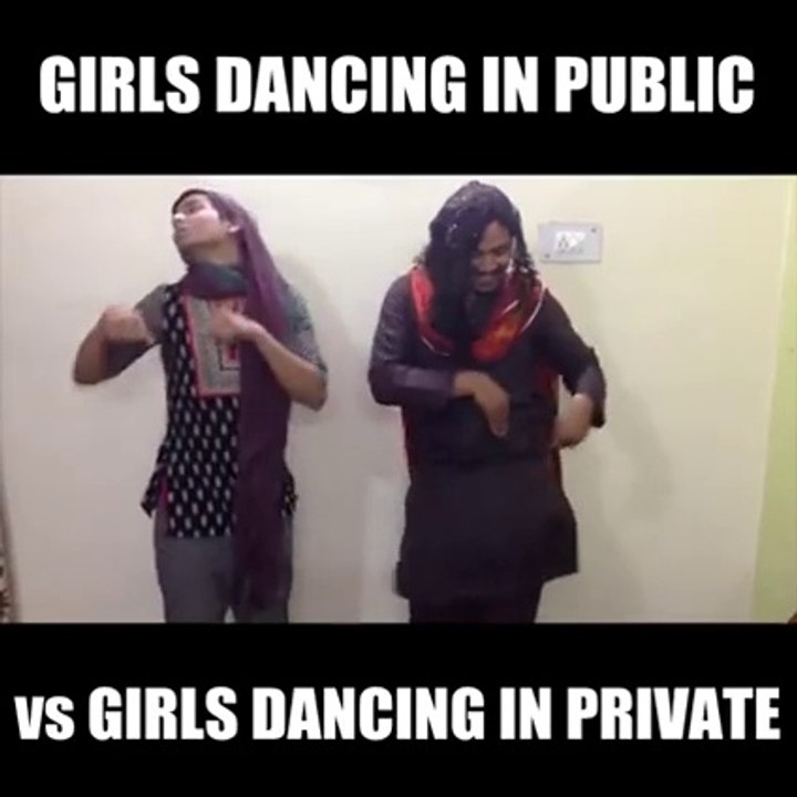 Girls Dance (Public Vs Private) -Must See Funny