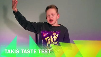 Takis Fuego Chili Pepper and Lime Flavor Chips Taste Test (FULL HD)