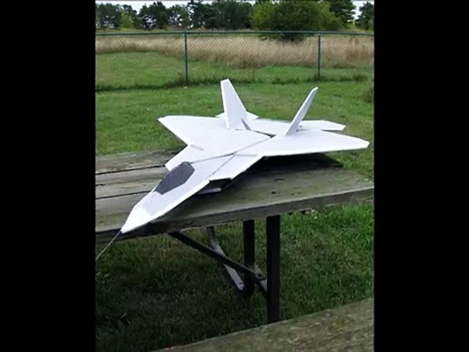 RCPowers F22 v2 Scratch Built Maiden Flight