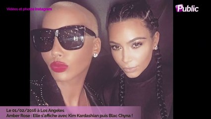 Exclu Vidéo : Amber Rose : Elle s’affiche avec Kim Kardashian puis Blac Chyna !