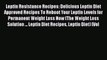 Leptin Resistance Recipes: Delicious Leptin Diet Approved Recipes To Reboot Your Leptin Levels