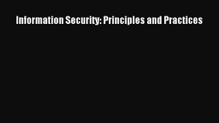 [PDF Download] Information Security: Principles and Practices [PDF] Full Ebook