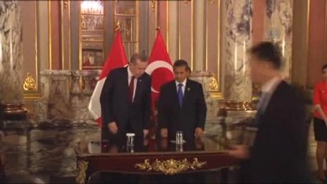 Türkiye-Peru Arasında İşbirliği Anlaşmaları İmza Töreni