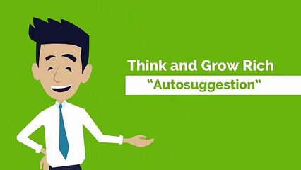 Book think and grow rich about Autosuggestion