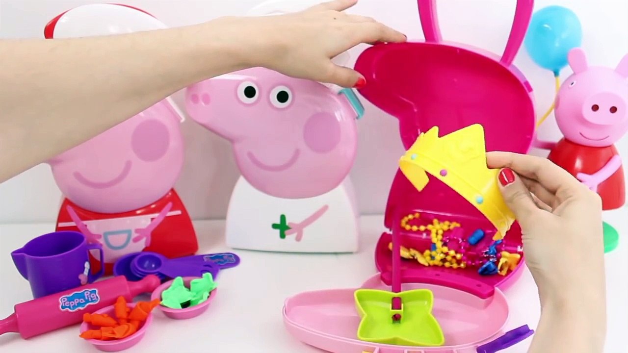 Peppa Pig Cooking Playset Peppa Chef Peppa Pig Medic Case Peppa Nurse Princess Peppa Set