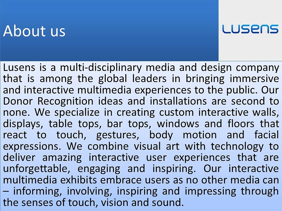 Recognition Wall
