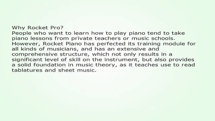 Rocket Piano - Can We Really Learn How to Play Piano Instantly? Review Reveals The Truth !