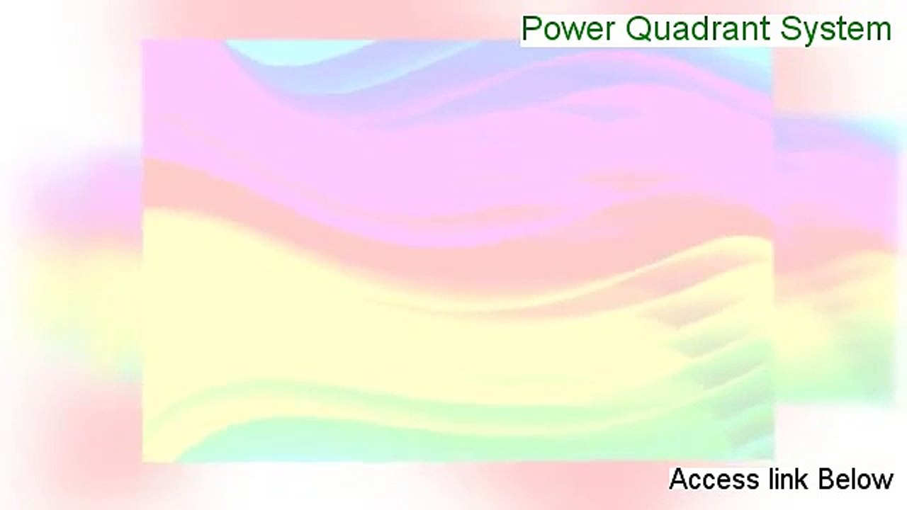 Power Quadrant System 2013, Did It Work (and free review)