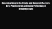 (PDF Download) Benchmarking in the Public and Nonprofit Sectors: Best Practices for Achieving
