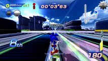 Sonic Free Riders: Kinect testing