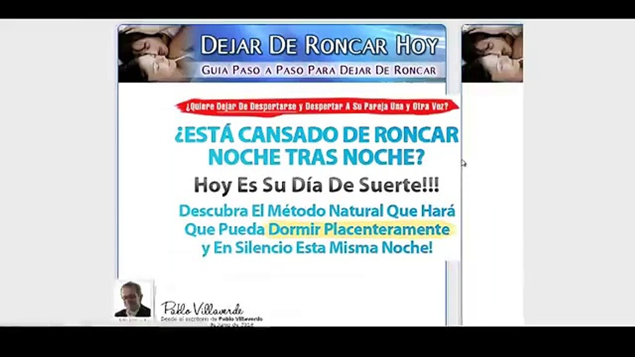 Como Descargar Dejar de Roncar Hoy | Que hacer Para Dejar de Roncar