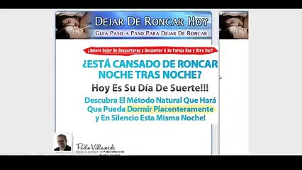 Como Descargar Dejar de Roncar Hoy | Que hacer Para Dejar de Roncar