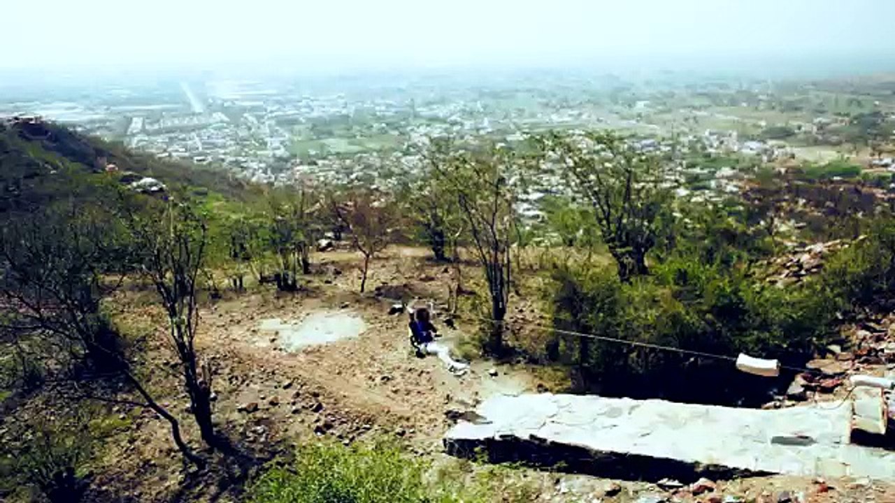 Zip Line Adventure Sports in India at Neemrana Fort Palace