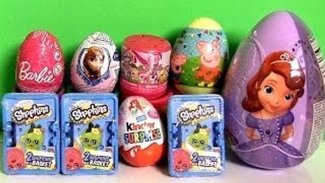 Play Doh Easter Surprise Eggs Basket Disney Frozen ★ Shopkins Princess My Little Pony Lala