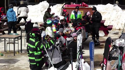 محطة تزلج في الجولان تستقطب الزوار بعيدا عن اجواء الحرب في سوريا