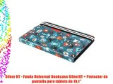 Silver HT - Funda Universal Bookcase SilverHT   Protector de pantalla para tablets de 101''