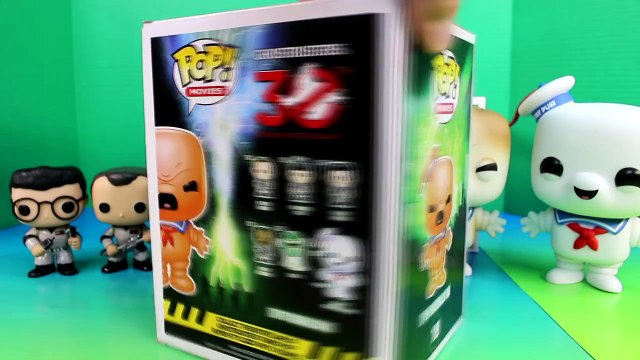 Disney Pixar Cars Lightning McQueen Helps Pop GhostBusters Catch Slimer Marshmallow Man Ecto-1