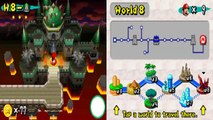 Lets Play New Super Mario Bros - Part 21 (Final Part) - Final Bowser   Bowser Jr. Fight