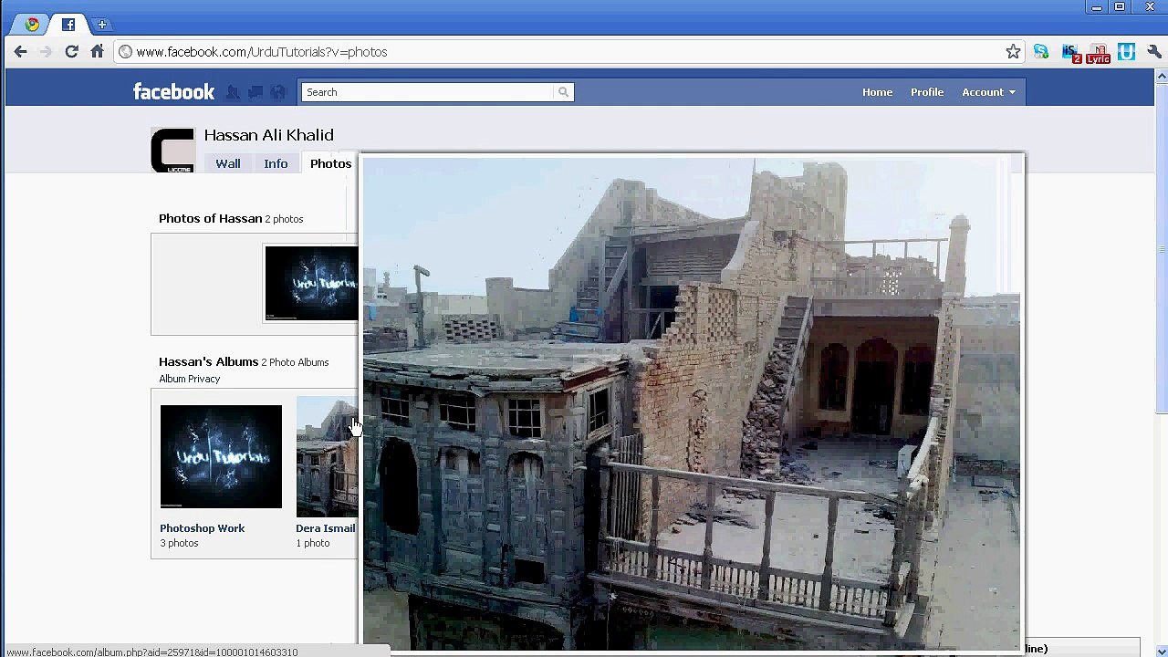Facebook - View Pictures Without Open Them