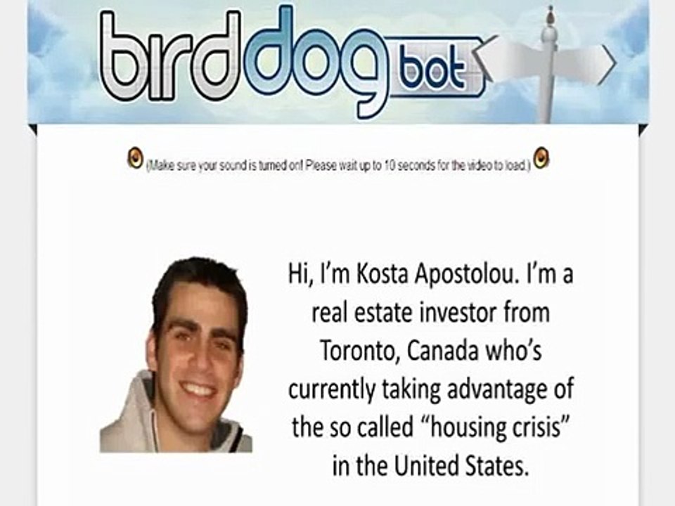 "BirdDogBot Real Estate Investor, Software Searches And Analyzes, Real Property Deals"