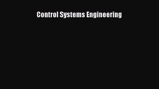 Control Systems Engineering  Free Books
