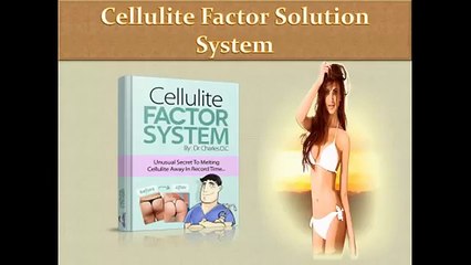 cellulite factor solution system